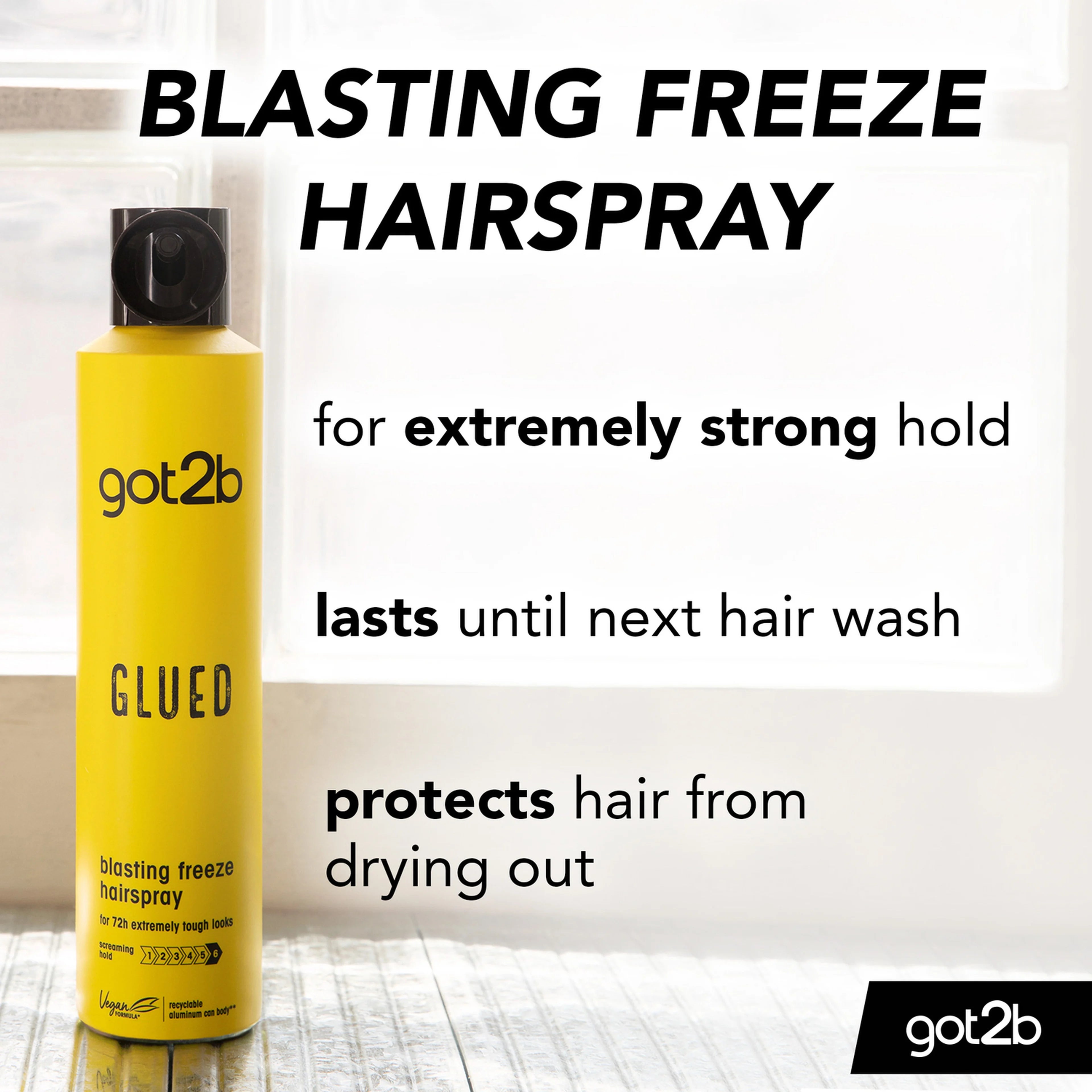 Schwarzkopf Got2b Glued Blasting Freeze Hairspray 300 ml