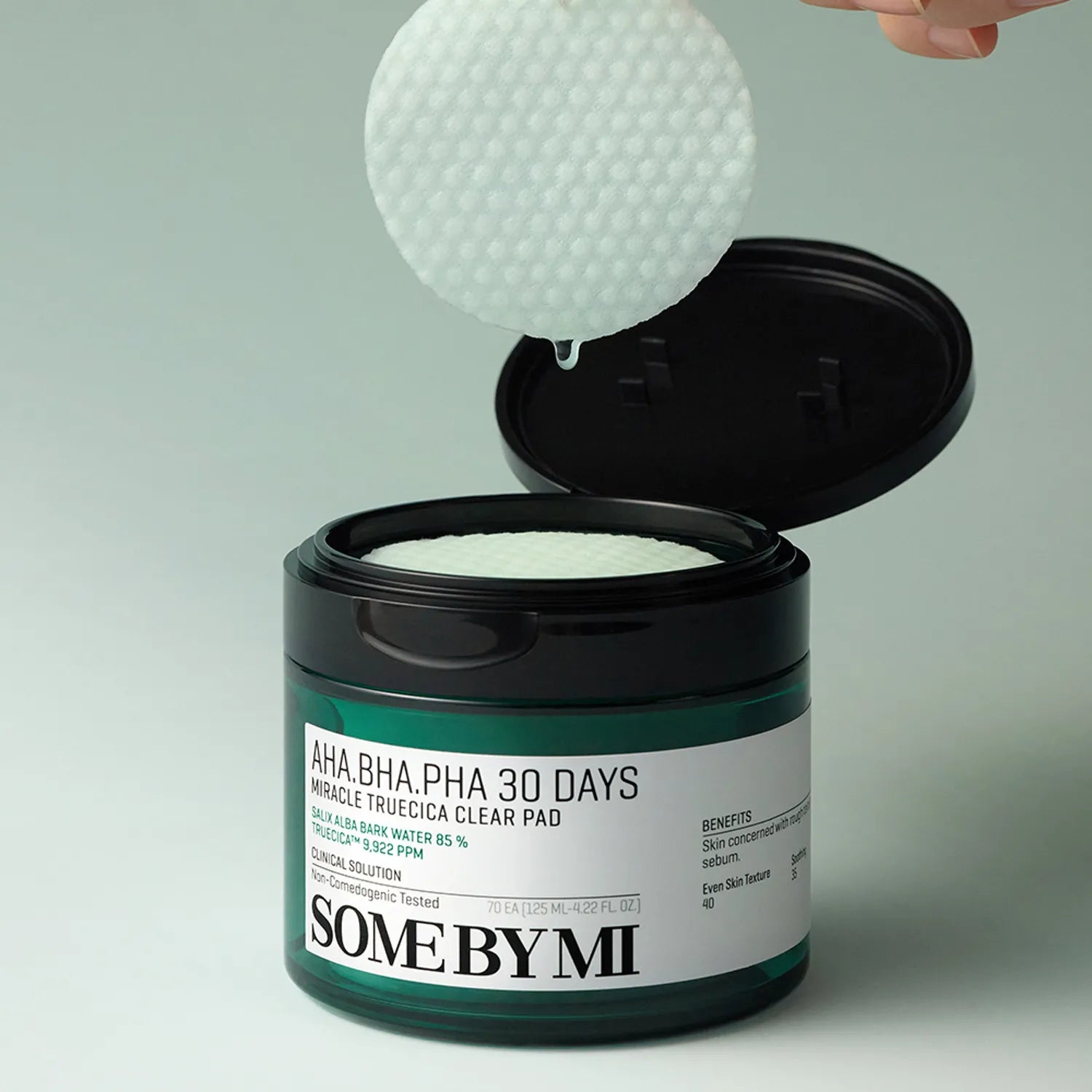 AHA BHA PHA 30 Days Miracle Truecica Clear Pad 70 шт. 125 мл