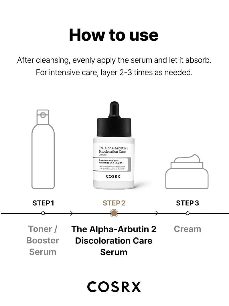Cosrx The Alpha-Arbutin 2 Discoloration Care Serum 50 ml