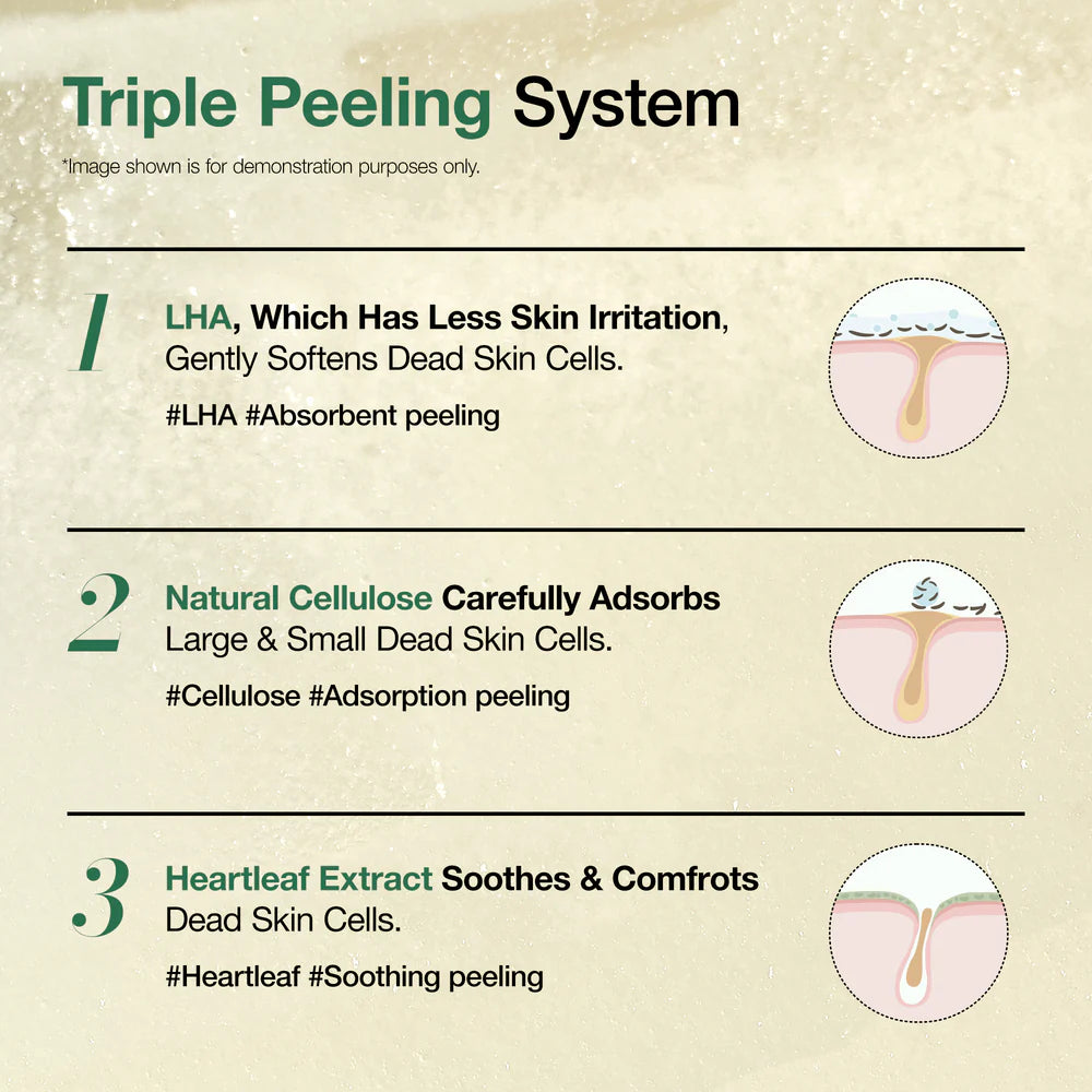 Anua Heartleaf LHA увлажняющий пилинг-гель 120 мл