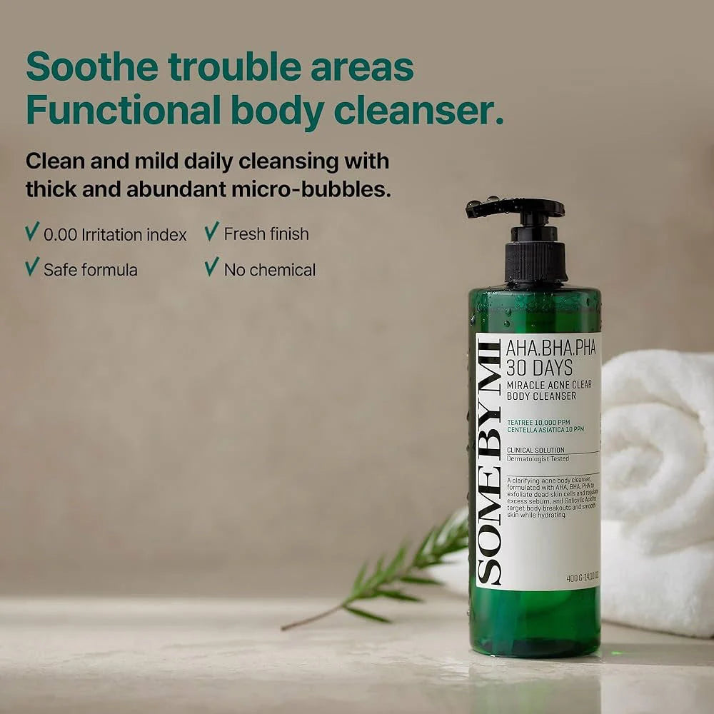 منظف ​​الجسم المعجزة لعلاج حب الشباب AHA BHA PHA 30 Days 400 g